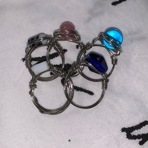 Chunky ring collection